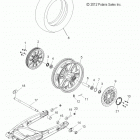 V13DW36/TW/KW/ZW CROSS COUNTRY/TOURING ALL OPTIONS Wheels, rear - v13dw36  /  tw  /  kw  /  zw all options