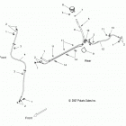 V13GA36 VEGAS 8-BALL ALL OPTIONS Brakes, brake lines and reservoir - v13ga36ea  /  na  / ...