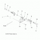 V13GA36 VEGAS 8-BALL ALL OPTIONS Chassis, footpeg , lh - v13ga36ea  /  na  /  naa  /  nac