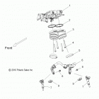 V13MB36 JUDGE ALL OPTIONS Engine, throttle body asm. - v13mb36 all options