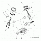 V13SW36/AW36 VISION/ANESS ALL OPTIONS Engine, crankshaft and piston - v13sw36  /  aw36 all opt...