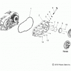 V13SW36/AW36 VISION/ANESS ALL OPTIONS Engine, primary cover - v13sw36  /  aw36 all options