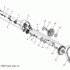 V13SW36/AW36 VISION/ANESS ALL OPTIONS Drive train, reverse drive asm., upper - v13sw36  /  aw3...
