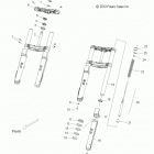V13SW36/AW36 VISION/ANESS ALL OPTIONS Suspension, front forks and clamps - v13sw36  /  aw36 al...