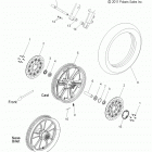 V13SW36/AW36 VISION/ANESS ALL OPTIONS Wheels, front - v13sw36  /  aw36 all options