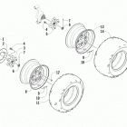 ATV 500 XT Wheel and tire assembly (4cush  /  4cosh)