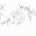 ATV 550 LTD Case  /  belt cooling assembly