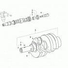 ATV 700 Diesel Crankshaft and camshaft assemblies
