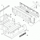 TBX 700 GT T3S Cargo box and tailgate assembly