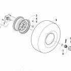 90 DVX Rear wheel assembly