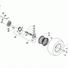 90 DVX Front wheel and brake assemblies