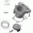 DS 450EFI Xxc, Xmx Цилиндр и поршни