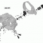 DS 450EFI Xxc, Xmx Масляная система