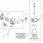DS 90 X Mini 02- carburetor and air cleaner