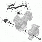 Outlander 1000EFI, DPS, XT & XT-P Система охлаждения двигателя