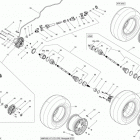 Outlander 800R EFI, STD, DPS, XT & XT-P Привод задний