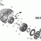 Outlander MAX 650EFI STD, DPS, X, XT-P 03- magneto and electric starter 1_420 watts
