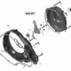 DS 450EFI Xmx 01- clutch cover