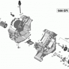 Outlander MAX 500EFI STD, DPS & XT Масляная система