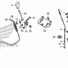 SXS700 Shift lever@select lever