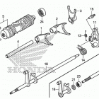 TRX420FM2 Gearshift fork (2)