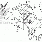 TRX420TM1 Side cover@tank cover
