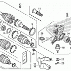 TRX420TM1 Front knuckle@front drive shaft