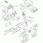 KFX450R (KSF450-BEF) Задняя подвеска