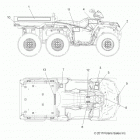 SPORTSMAN 800 EFI 6X6 FOREST - A14CF76FA Наклейки