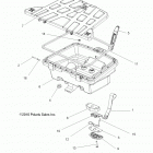 SPORTSMAN TOURING EPS 850/HO - A14DN8EAH/EAQ/EAR Body, cargo rack