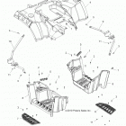 SPORTSMAN TOURING EPS 850/HO - A14DN8EAH/EAQ/EAR Body, rear cab and footwell