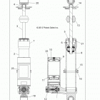 SPORTSMAN TOURING EPS 850/HO - A14DN8EAH/EAQ/EAR Подвеска, амортизатор, передняя