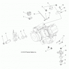 SPORTSMAN 400 HO 4X4/SE - A14MH46AA/AH/MS46AA Крепление двигателя