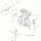 SPORTSMAN 570 EFI EPS - A14MH5EAA/EAC/EAJ Крепление двигателя