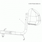 SPORTSMAN FOREST TRACTOR 500 - A14MN50EM/EA Body, backrest
