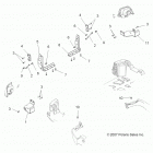 SPORTSMAN X2 550 EPS - A14TN5EAA/EAD Body, tailgate brackets
