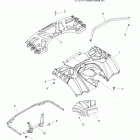 SPORTSMAN FOREST 550 - A14ZN5EFM Body, rear cab and rear rack