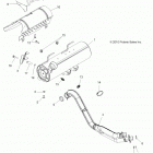 SPORTSMAN XP EPS 850/HO - A14ZN8EAB/C/M/P/S Глушитель