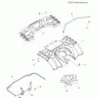 SPORTSMAN FOREST 850 - A14ZN8EFP Body, rear cab and rear rack