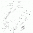 SPORTSMAN FOREST 850 - A14ZN8EFP Suspension, front a-arms