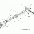 A13GH8EFK 850 SCRAMBLER HO EPS INTL Привод, передние коробки передач