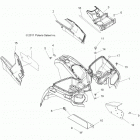 A13MB46FZ HAWKEYE 400 HO 2X4 Переднее  и занее крыло