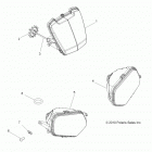 A13MB46FZ HAWKEYE 400 HO 2X4 Головные фары