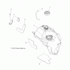 A13MB46TH HAWKEYE 400 HO 2X4 HD Топливный бак