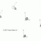 A13MB46TH HAWKEYE 400 HO 2X4 HD Лампа фары