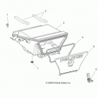 A13MH46AF/AX/MS46AX SPORTSMAN 400 HO 4X4 Body, storage box, rear