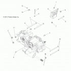 A13MH46AF/AX/MS46AX SPORTSMAN 400 HO 4X4 Крепеж КПП