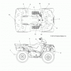 A13MH50TD SPORTSMAN 500 HD Наклейки