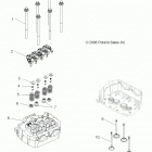 A13MH76AD/AX/AZ SPORTSMAN 800 EFI Engine, valves