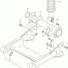 LT-F250 Rear swingingarm